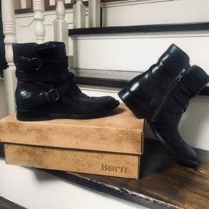 Born  McMillan Boots, Black, Women Size 6.5